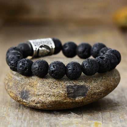 Lava Stone Spiritual Bracelet