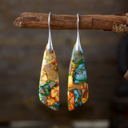 Elemental Jasper Hook Earring