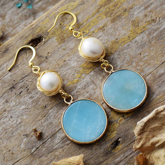 Amazonite Dangle Earring