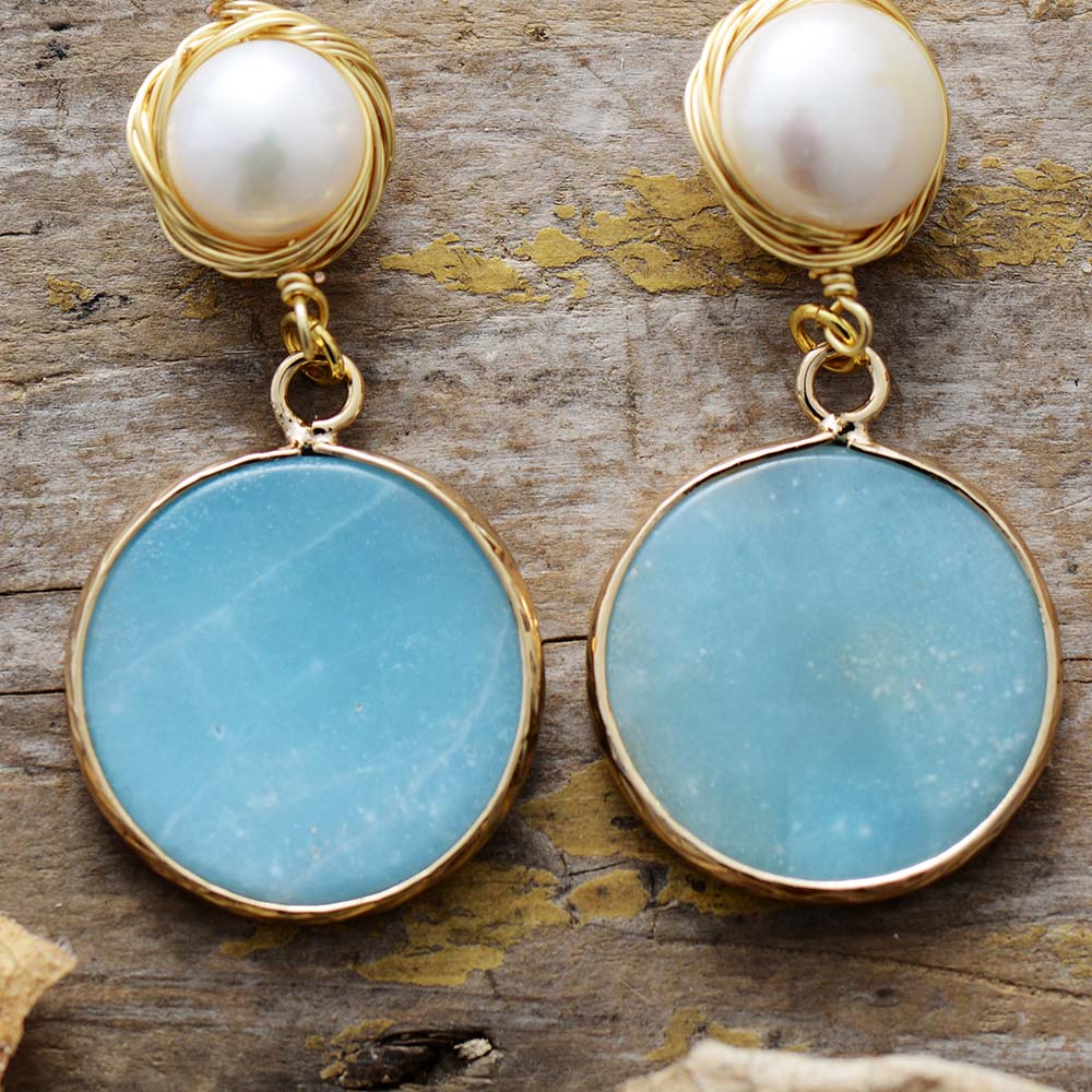 Amazonite Dangle Earring