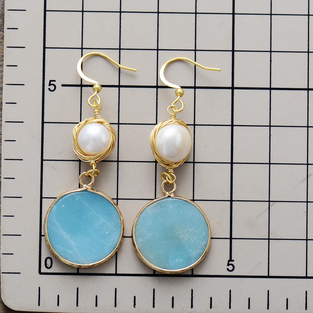 Amazonite Dangle Earring