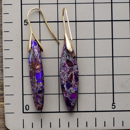 Intense Jasper Hook Earring