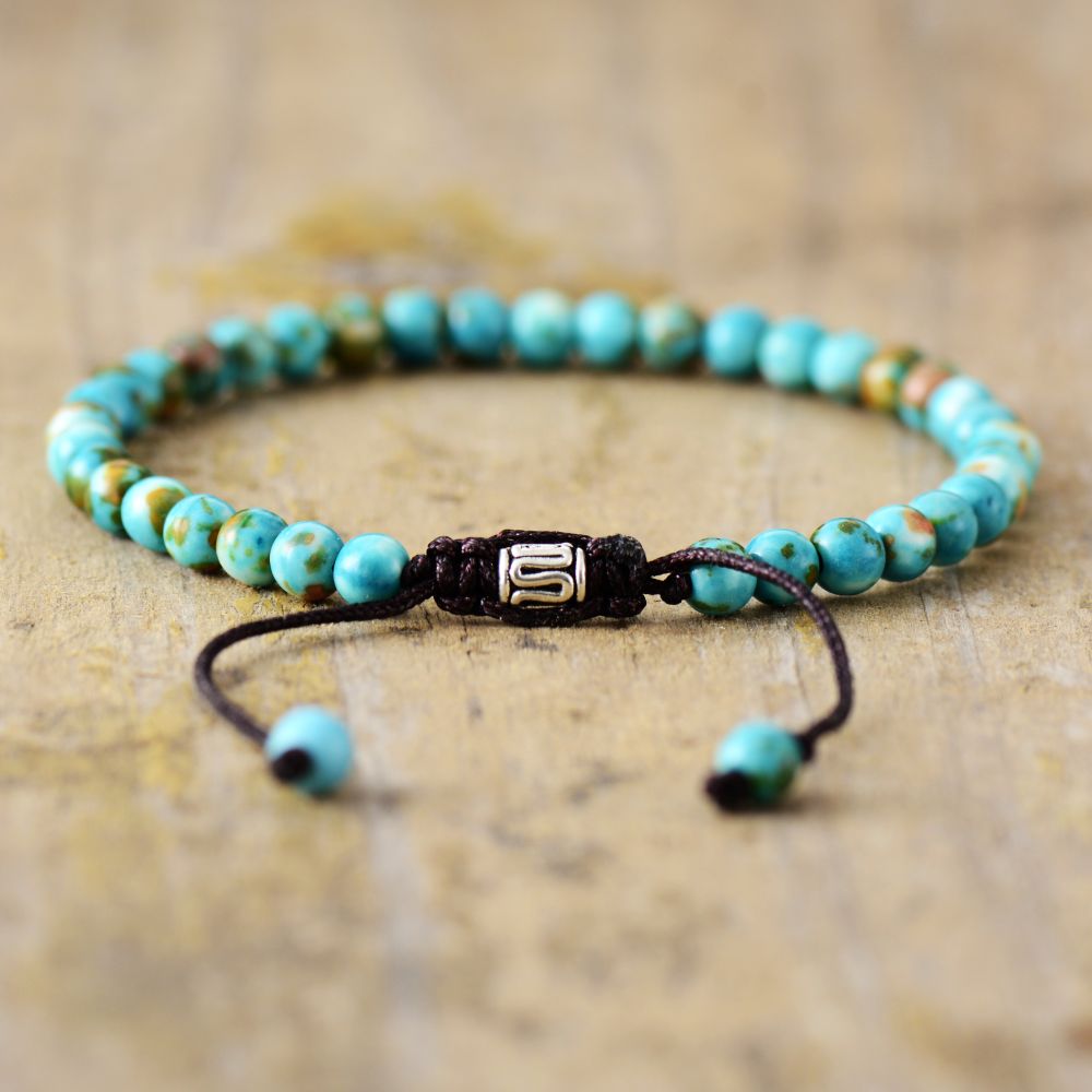 Colorful Jade Beaded Bracelet