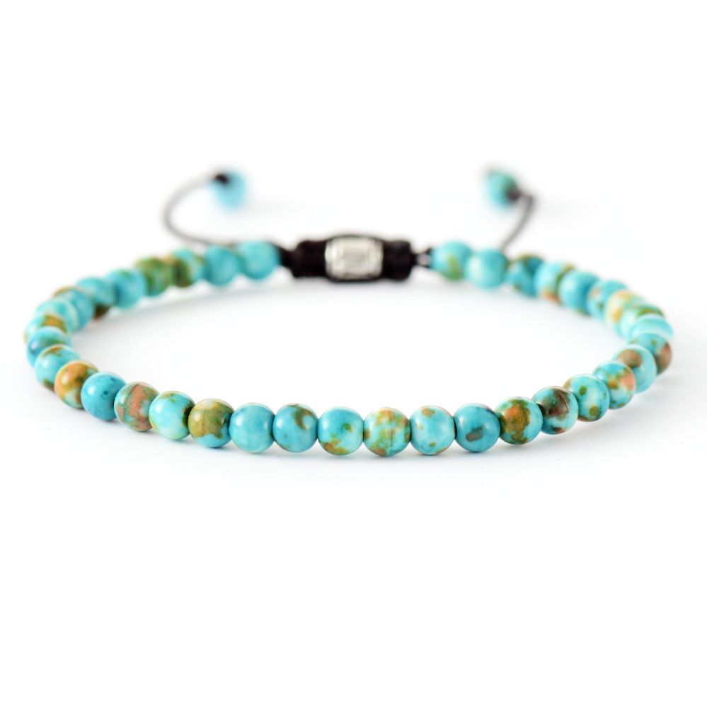 Colorful Jade Beaded Bracelet