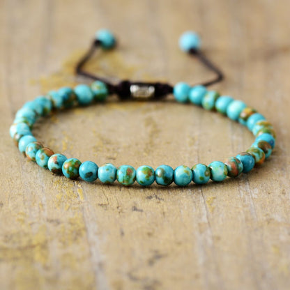 Colorful Jade Beaded Bracelet