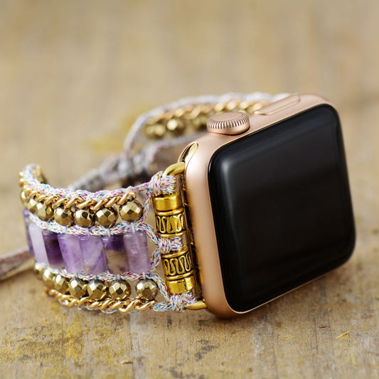 Fancy Amethyst Apple Watch Strap