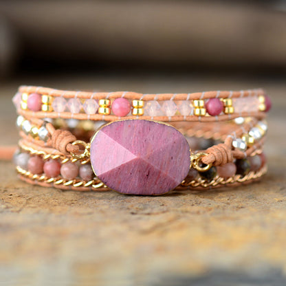 Pink Spiritual Strand Bracelet