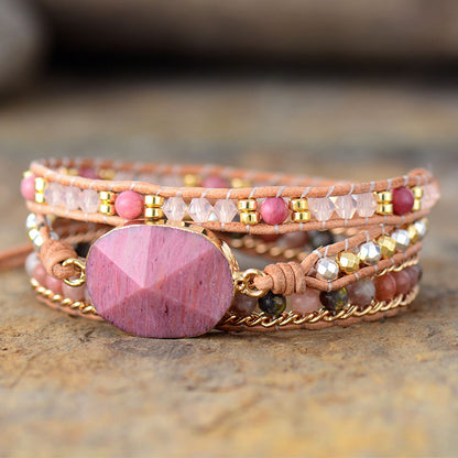 Pink Spiritual Strand Bracelet