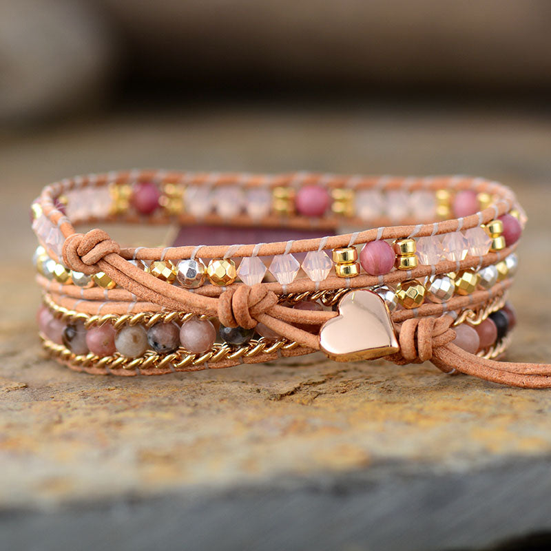 Pink Spiritual Strand Bracelet