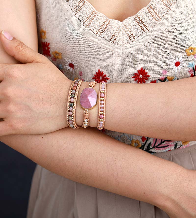 Pink Spiritual Strand Bracelet