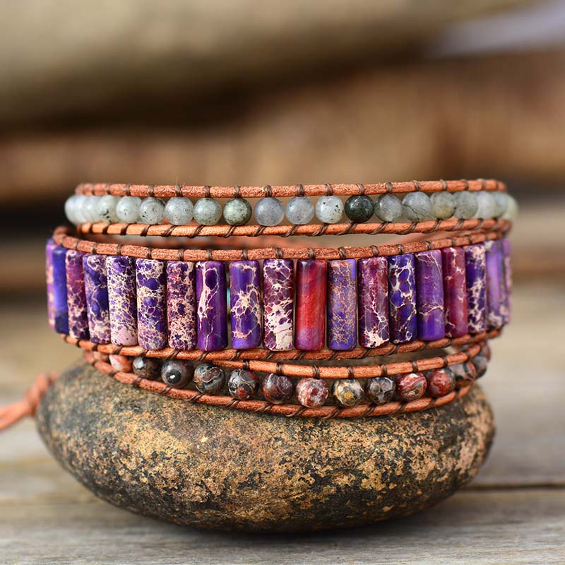 Purple Tube Bracelet