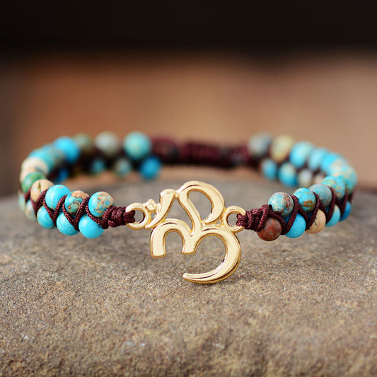 Gold OM Bracelet