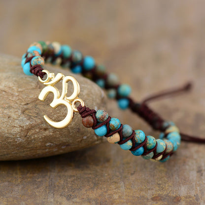 Gold OM Bracelet