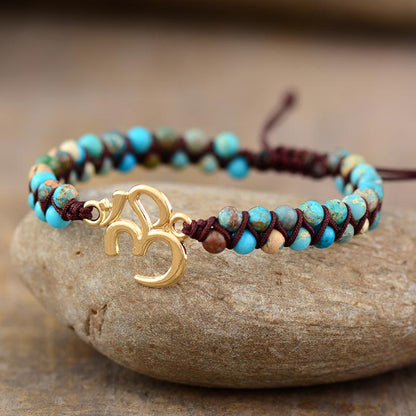 Gold OM Bracelet