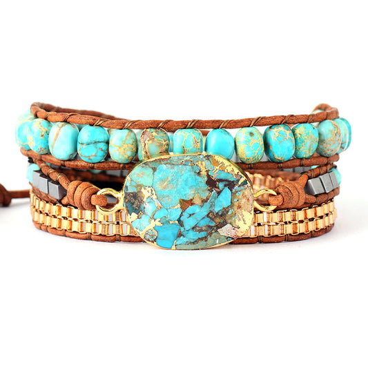 Turquoise Chain Bracelet