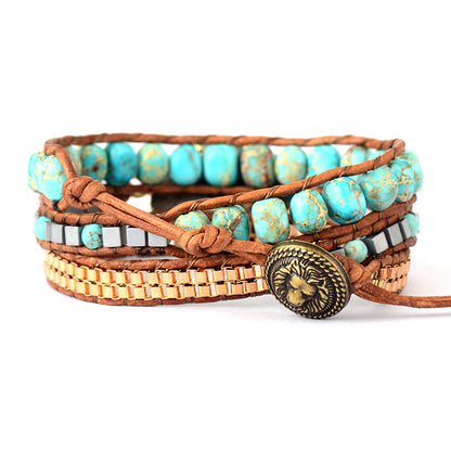 Turquoise Chain Bracelet