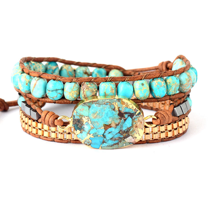 Turquoise Chain Bracelet