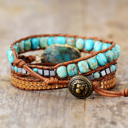 Turquoise Chain Bracelet