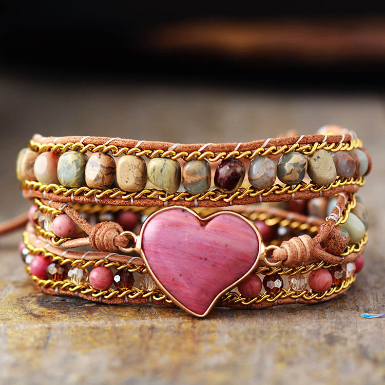 Spiritual Heart Chain Bracelet