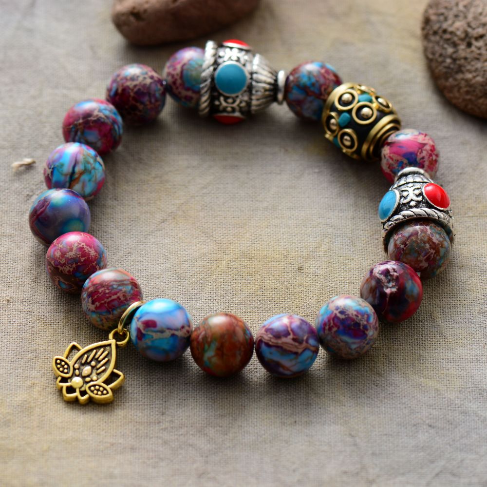 10mm jasper beads bracelets