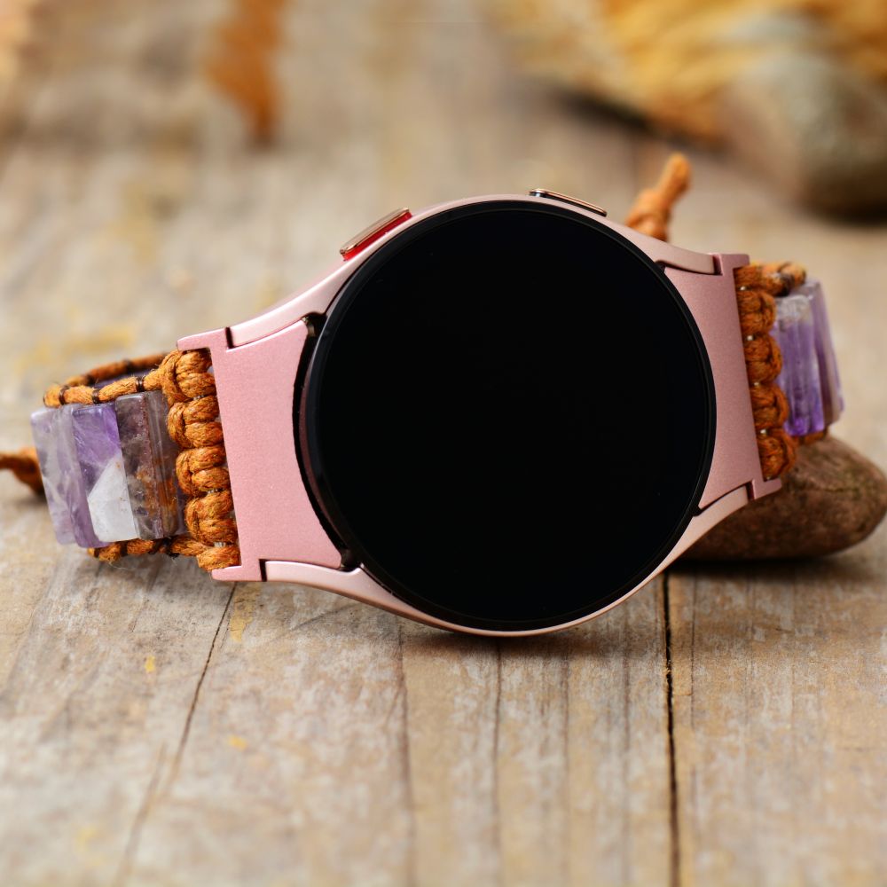 samsung watch 4 band amethyst jewelry