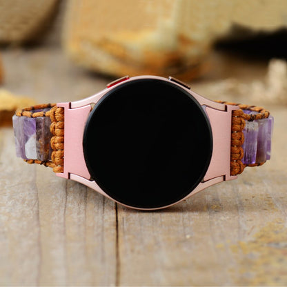 hand-woven boho bead strap for Samsung watch