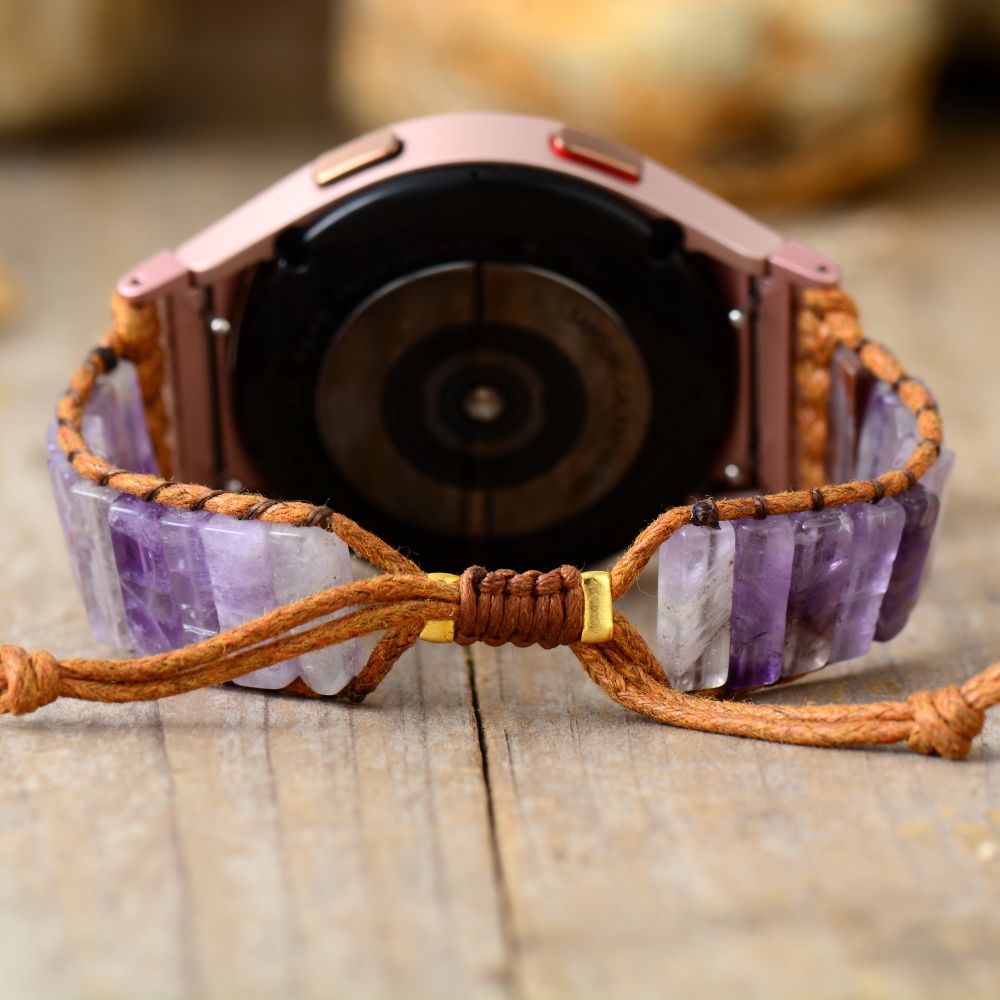 wax rope braided adjustable watchband Samsung Bracelet