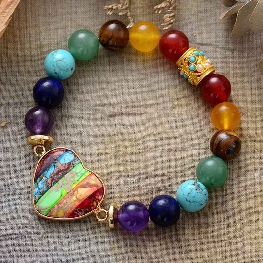 7 chakra galaxy bracelet | Musegem