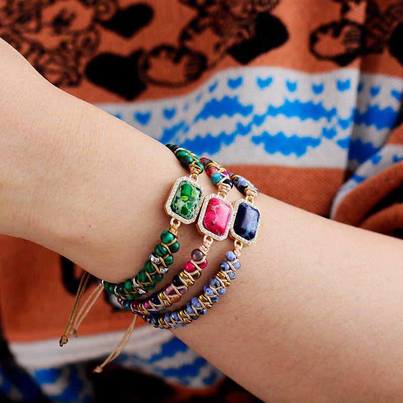 Geometric Charm Bracelet