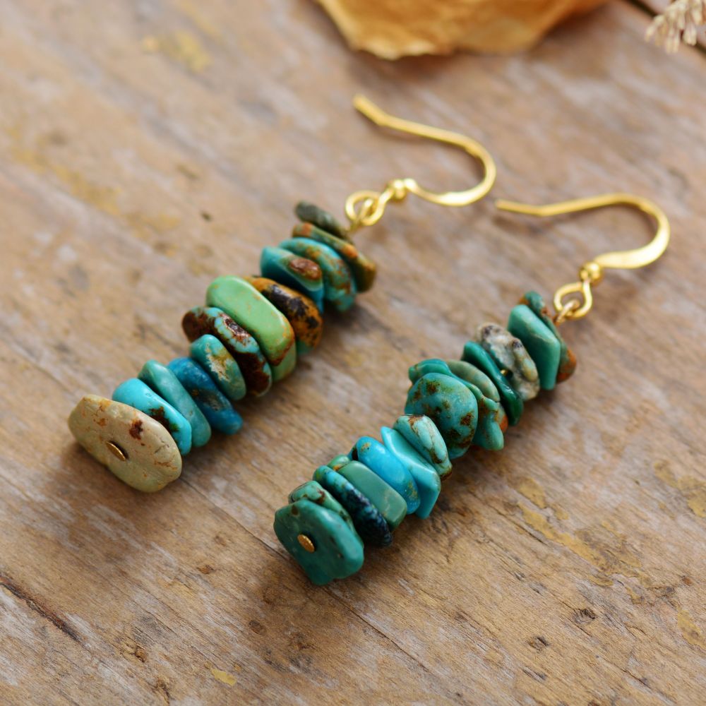 Hyperbole Natural Stone Earring