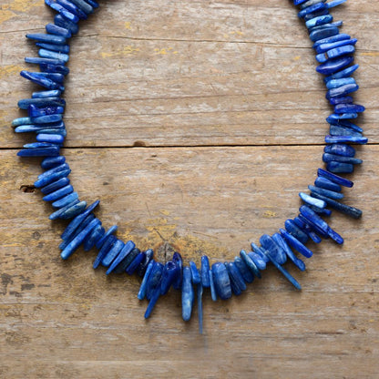 Aquamarines Chunky Statement Necklace