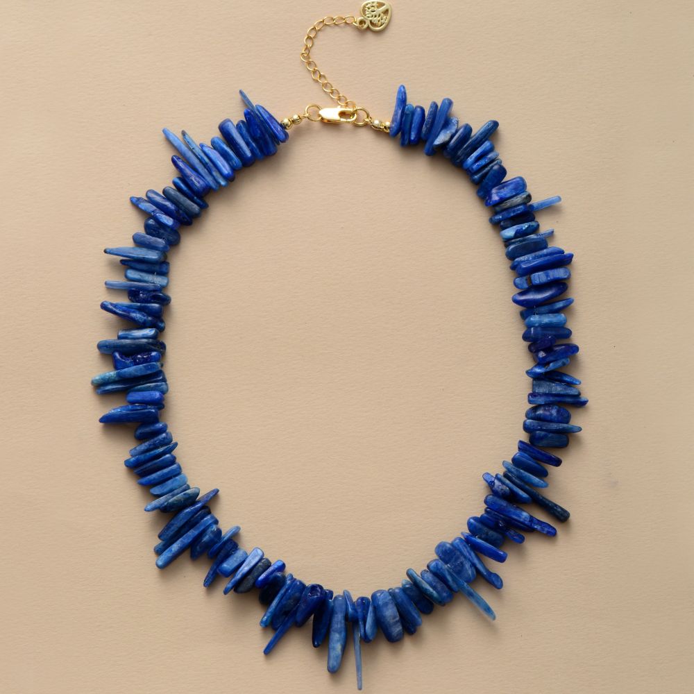 Aquamarines Chunky Statement Necklace