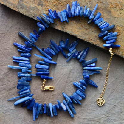 Aquamarines Chunky Statement Necklace