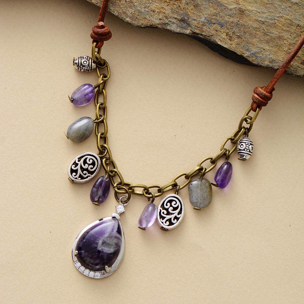 Ethnic Dangle Necklace