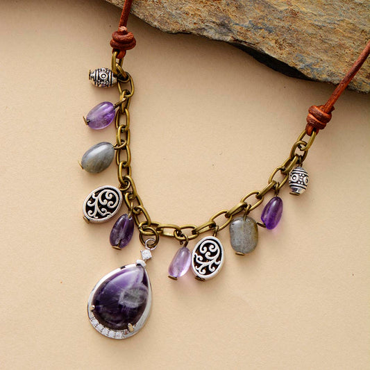 Ethnic Dangle Necklace