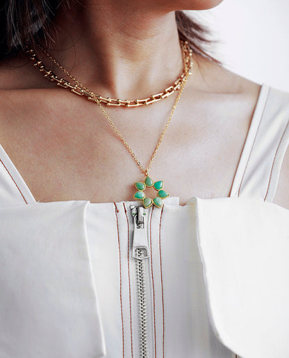 Flower Pendant Necklace