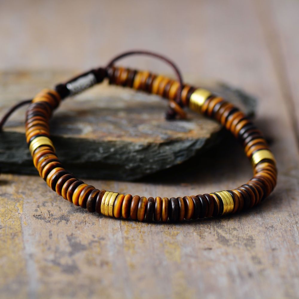 Musegem | natural tiger eye stone high end bracelet