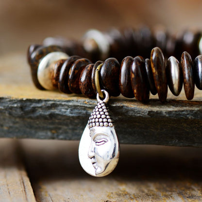 Buddha head ornament bracelet