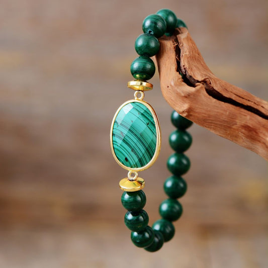 Gorgeous Malachite Bracelet