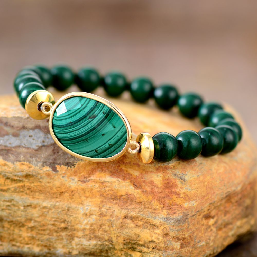 Gorgeous Malachite Bracelet