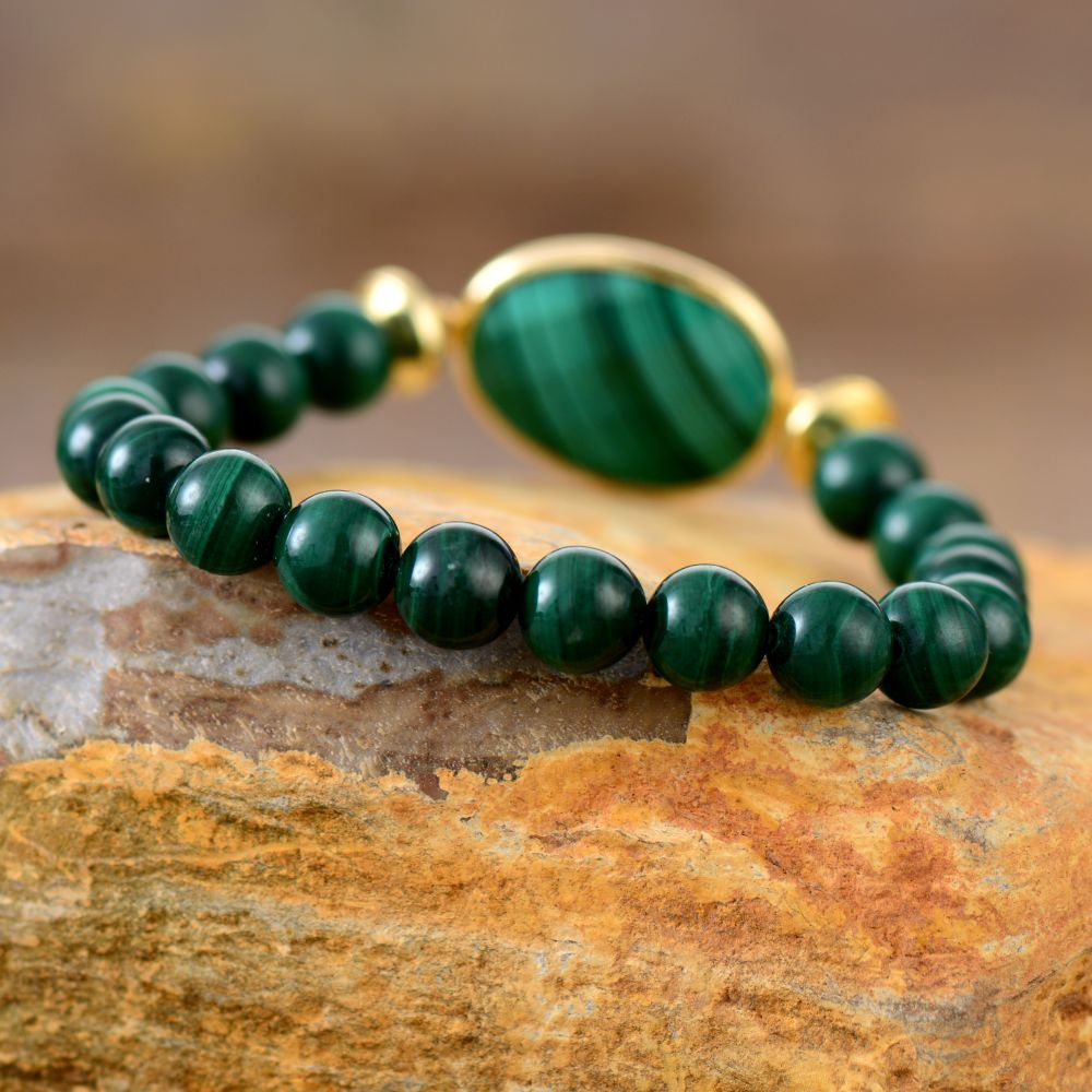 Gorgeous Malachite Bracelet