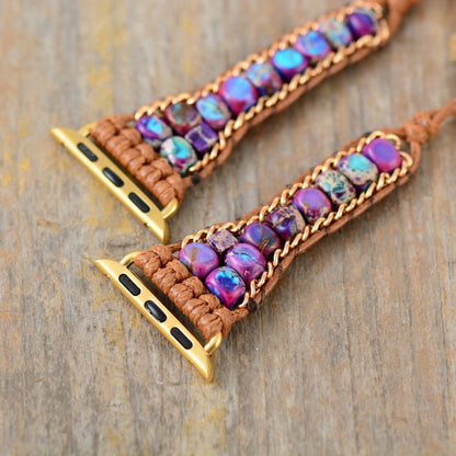 Chakra Beaded Apple Watchband