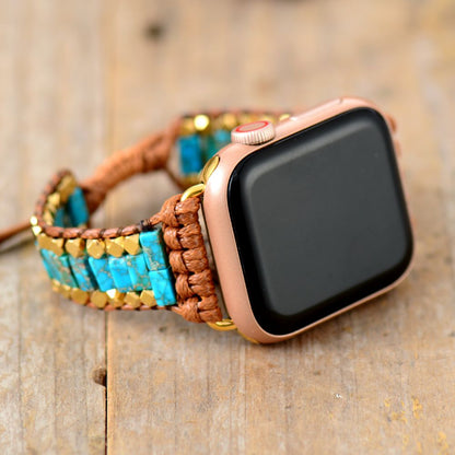 Multi-color Jasper Apple Watch Strap