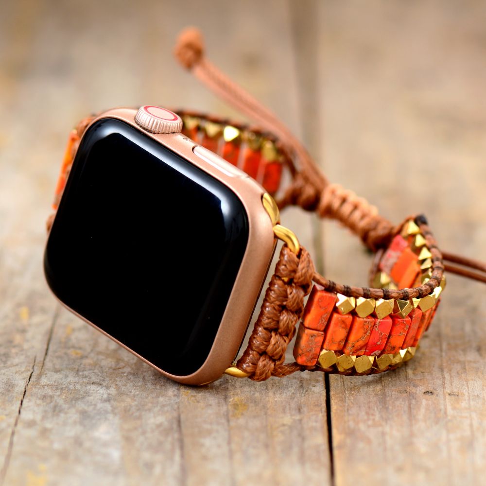 Multi-color Jasper Apple Watch Strap