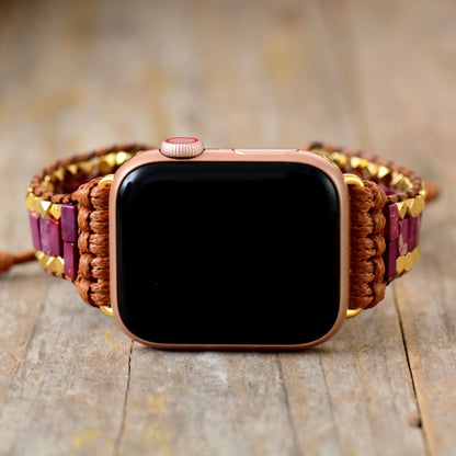 Multi-color Jasper Apple Watch Strap