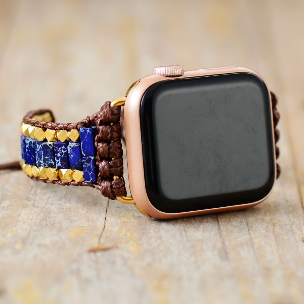 Multi-color Jasper Apple Watch Strap