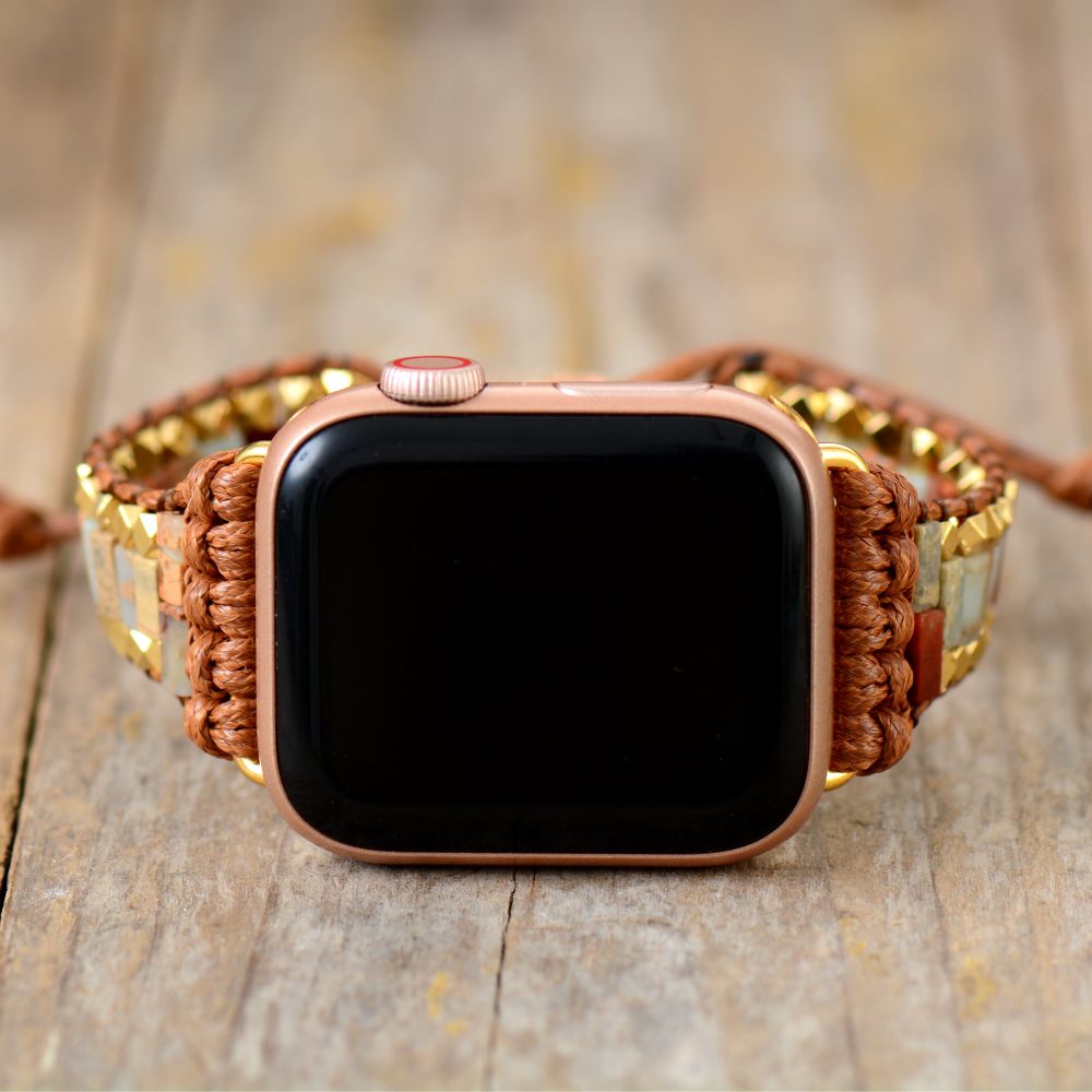 Multi-color Jasper Apple Watch Strap