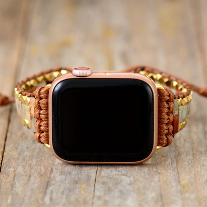 Multi-color Jasper Apple Watch Strap