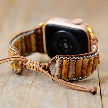 Picture Jasper Apple Watch Strap