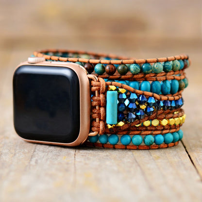 African turquoise Apple watch band